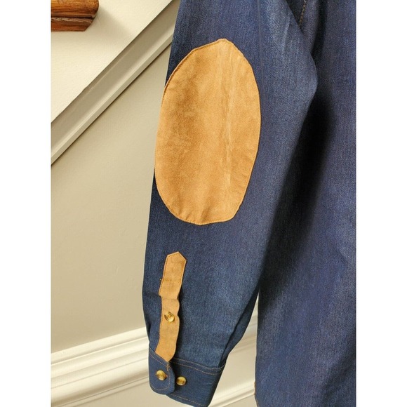 Giorgio Inserti Men Blue Cotton Collared Long Sleeve Casual Buttons Down Shirt M - Picture 6 of 11